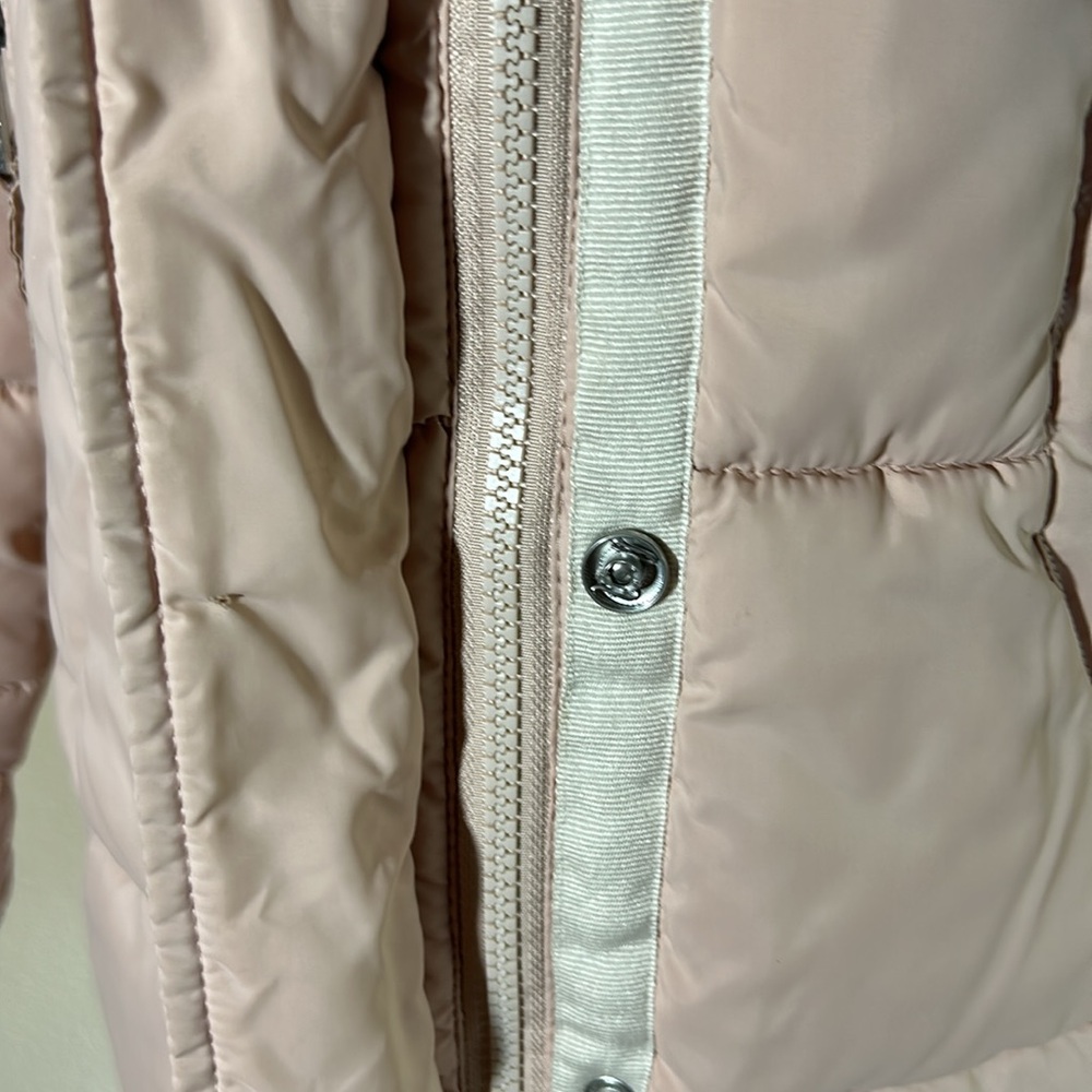 Maralyn & Me Women's Hooded Pink Puffer Jacket Size Small - Picture 4 of 7
